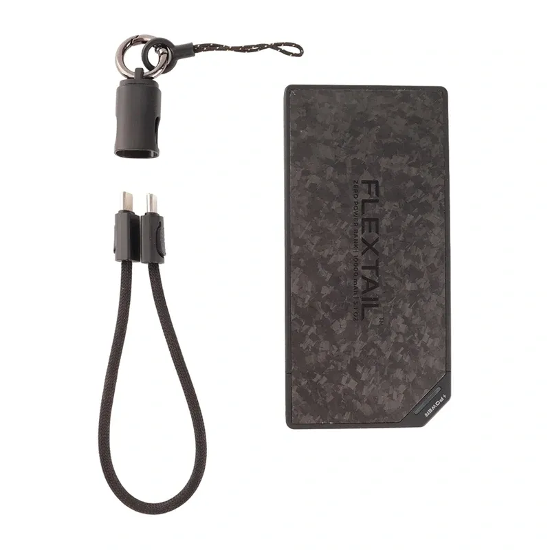 Flextail Zero Power 10,000 mAh Power Bank (Black)